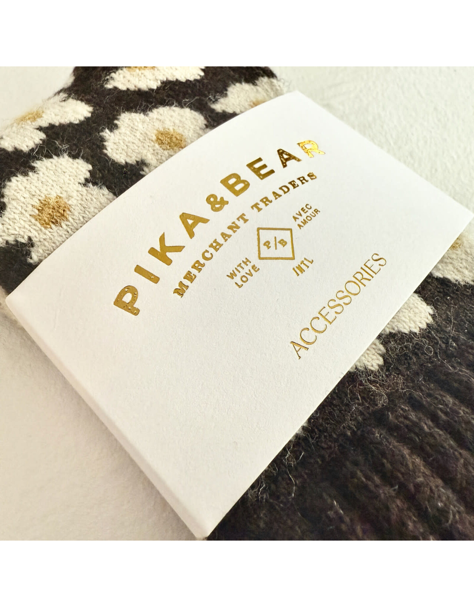Pika & Bear Pika & Bear - "Daisy Jane" Floral Pattern Crew Sock