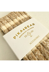 Pika & Bear Pika & Bear - "Marina" Striped Ribbed Crew Sock