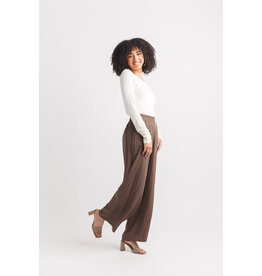 Papillon Papillon - Bamboo Stretch Long Sleeve top (Cream)