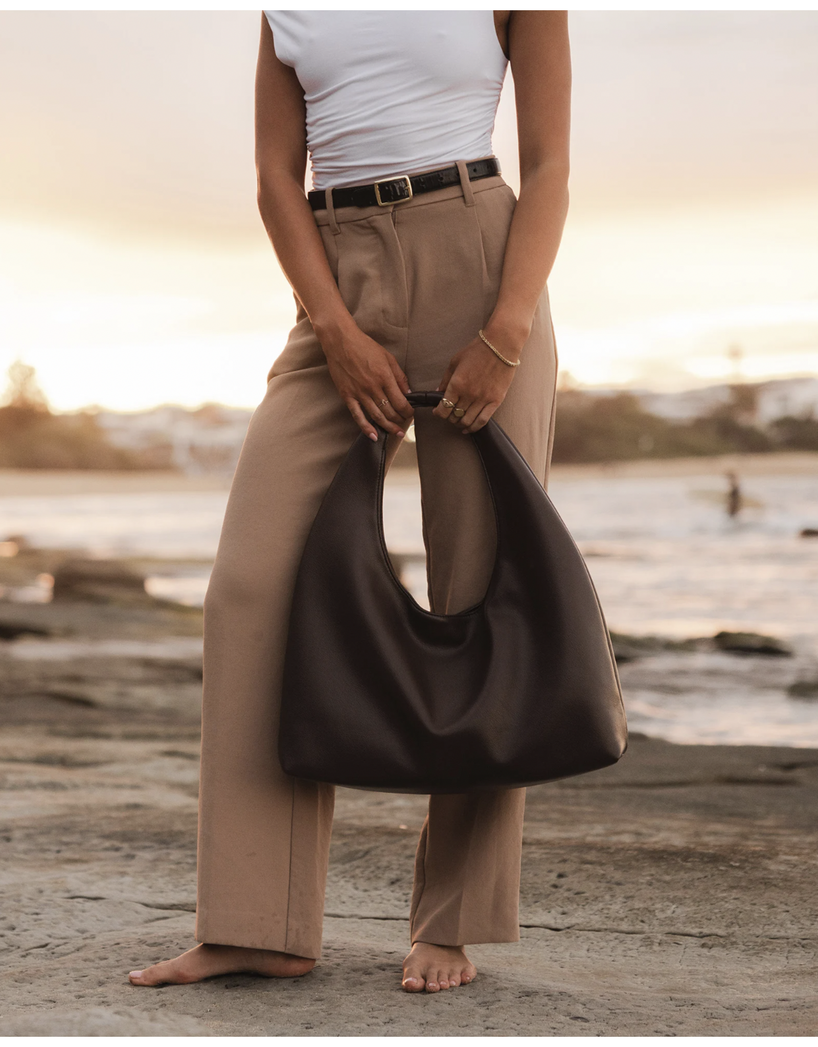 Louenhide Louenhide - Monaco Shoulder Bag (Chocolate)