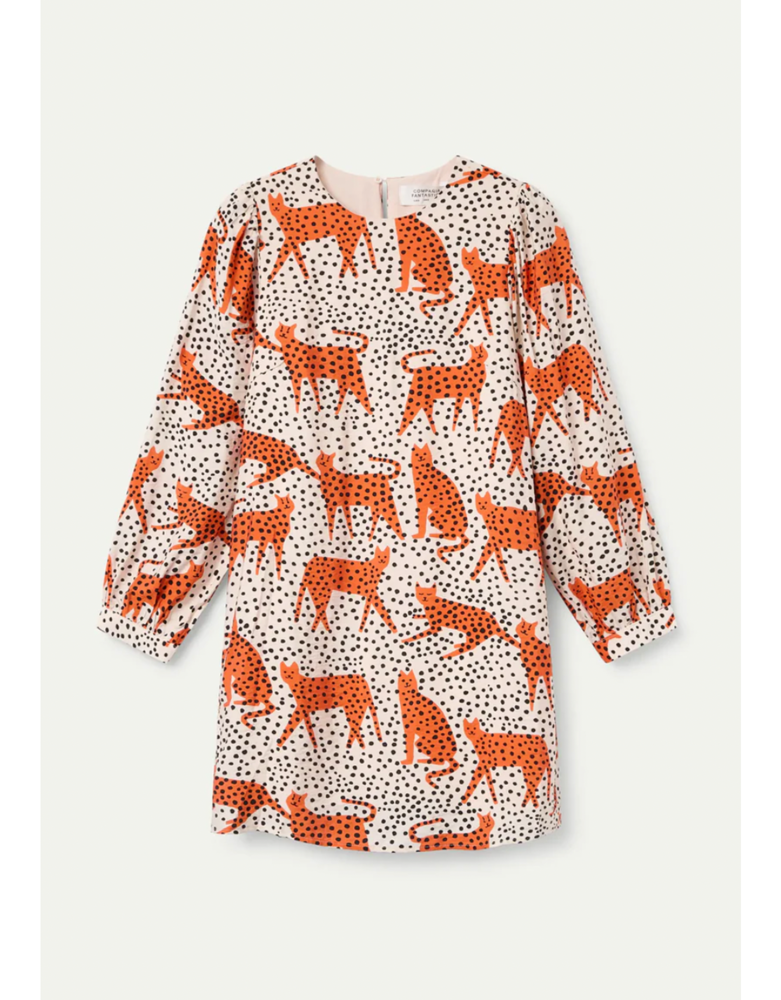 Compania Fantastica Compania Fantastica - Stanley Tano Dress (Orange Cat)