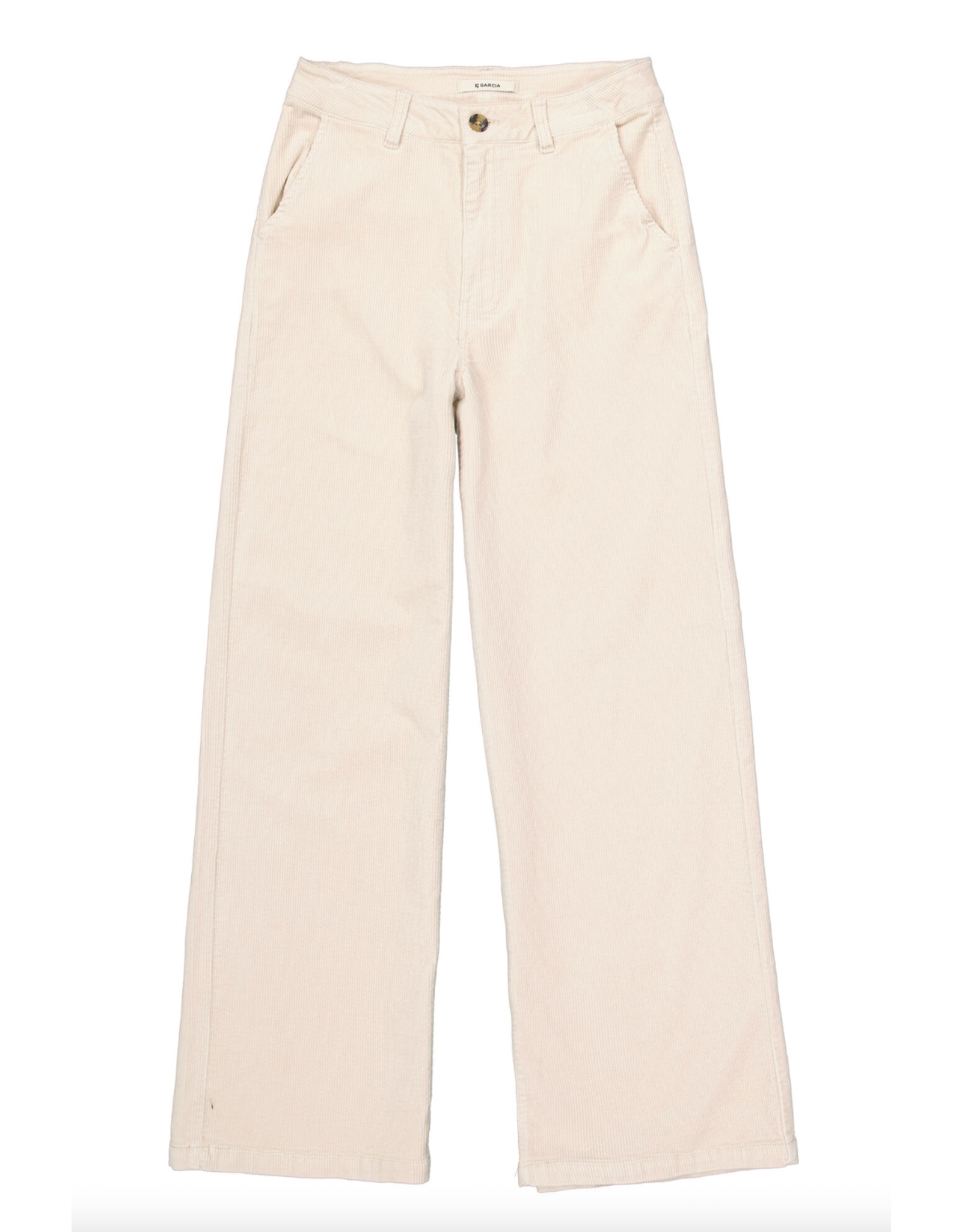 Garcia Garcia - Wide Leg Corduroy Pants (Whitecap)