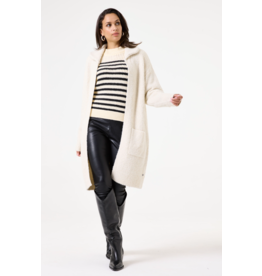 Garcia Garcia - Shawl Neck Long Cardigan (Whitecap)
