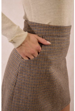 Molly Bracken Molly Bracken - Houndstooth Mini Skirt