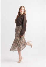 Papillon Papillon - Cable Knit Pullover (Brown)
