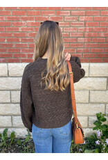 Papillon Papillon - Cable Knit Pullover (Brown)