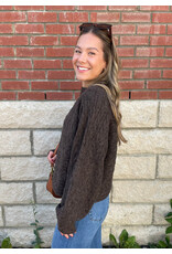 Papillon Papillon - Cable Knit Pullover (Brown)