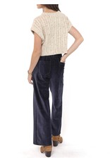 Sadie & Sage Sadie & Sage - Effortless Cable Knit Tank (Oatmeal)