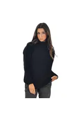 RD Style RD Style - Nancy Ottoman Mock Neck Sweater (Black)