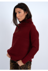 RD Style RD Style - Nancy Ottoman Mock Neck Sweater (Chili)