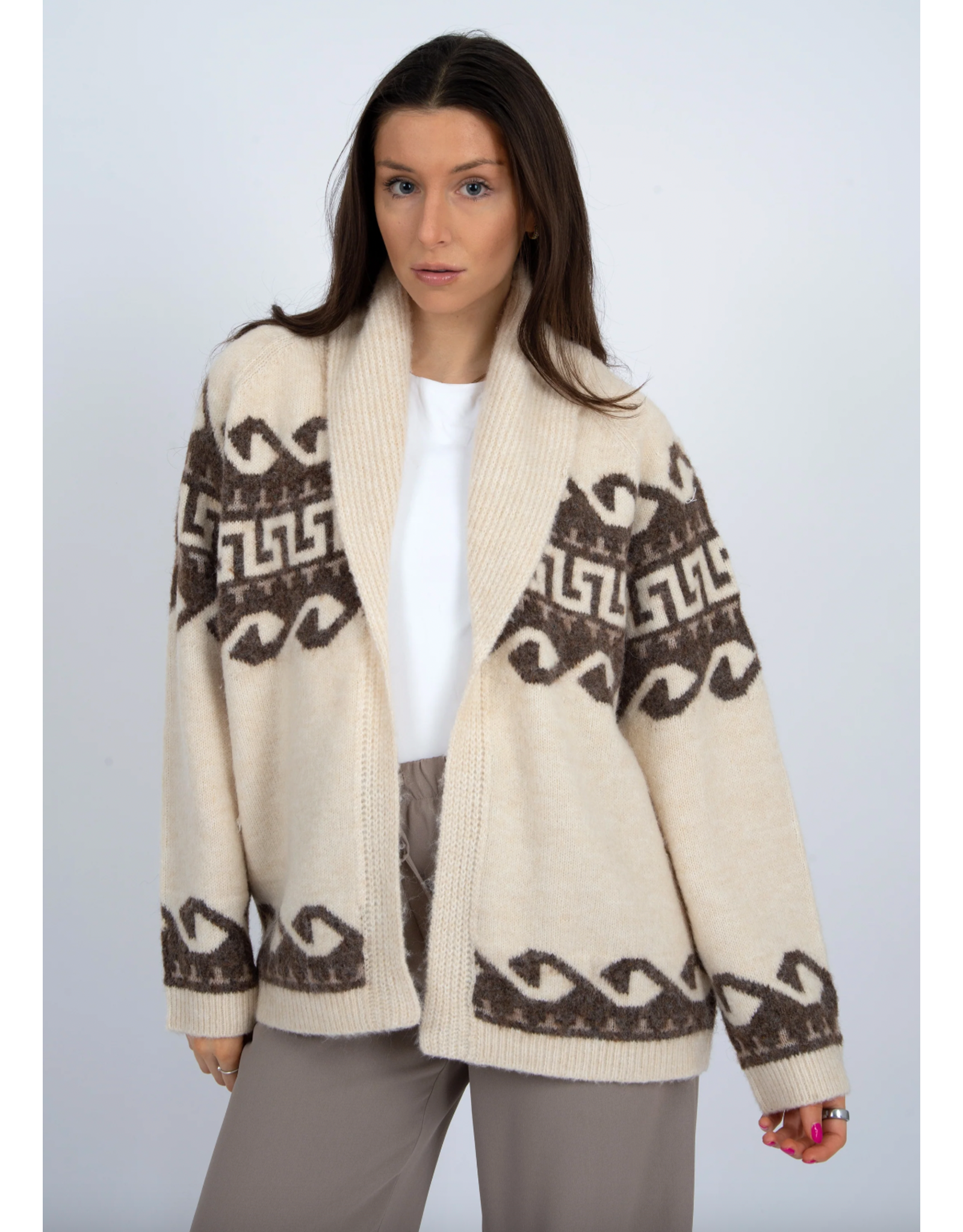 RD Style RD Style - Astrid Shawl Collar Cardigan (Natural)