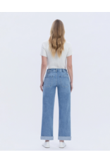 VERVET VERVET - Aileeah High Cuffed Slim Wide Jeans (Multi Love)