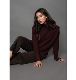 RD Style RD Style - Nancy Ottoman Mock Neck Sweater (Dark Walnut)