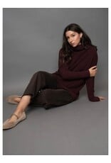 RD Style RD Style - Nancy Ottoman Mock Neck Sweater (Dark Walnut)