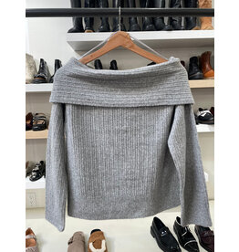 RD Style RD Style - Marylin Off the Shoulder Sweater (Flint Grey)