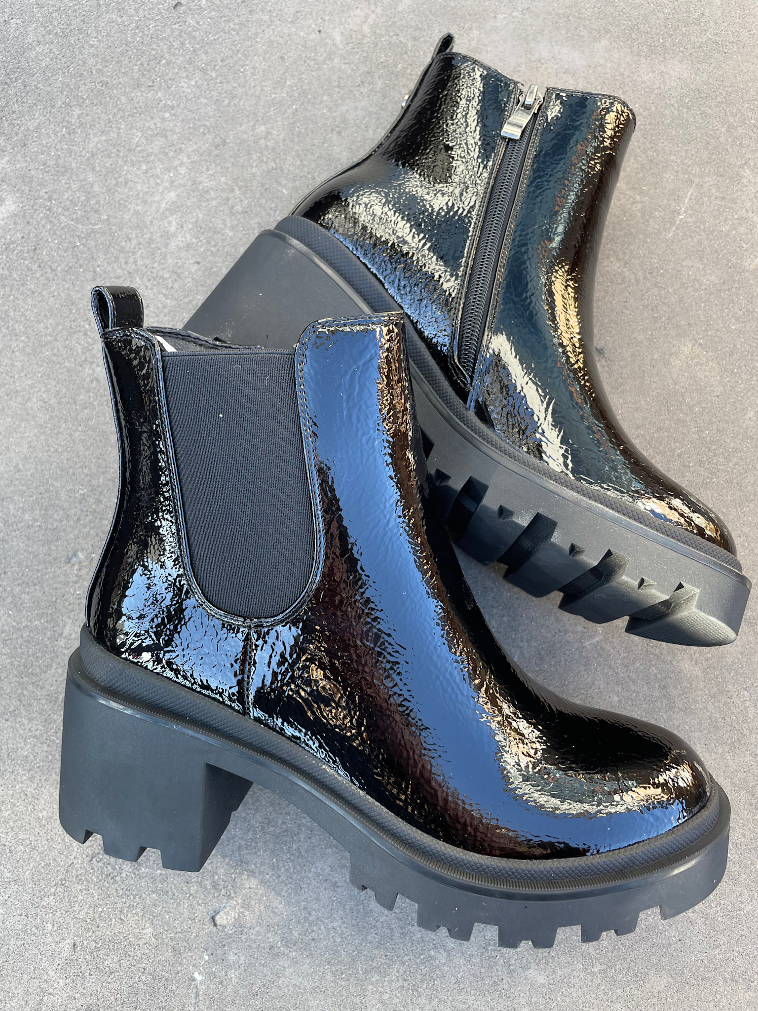 Slick One (Black Patent) - Luna Blue