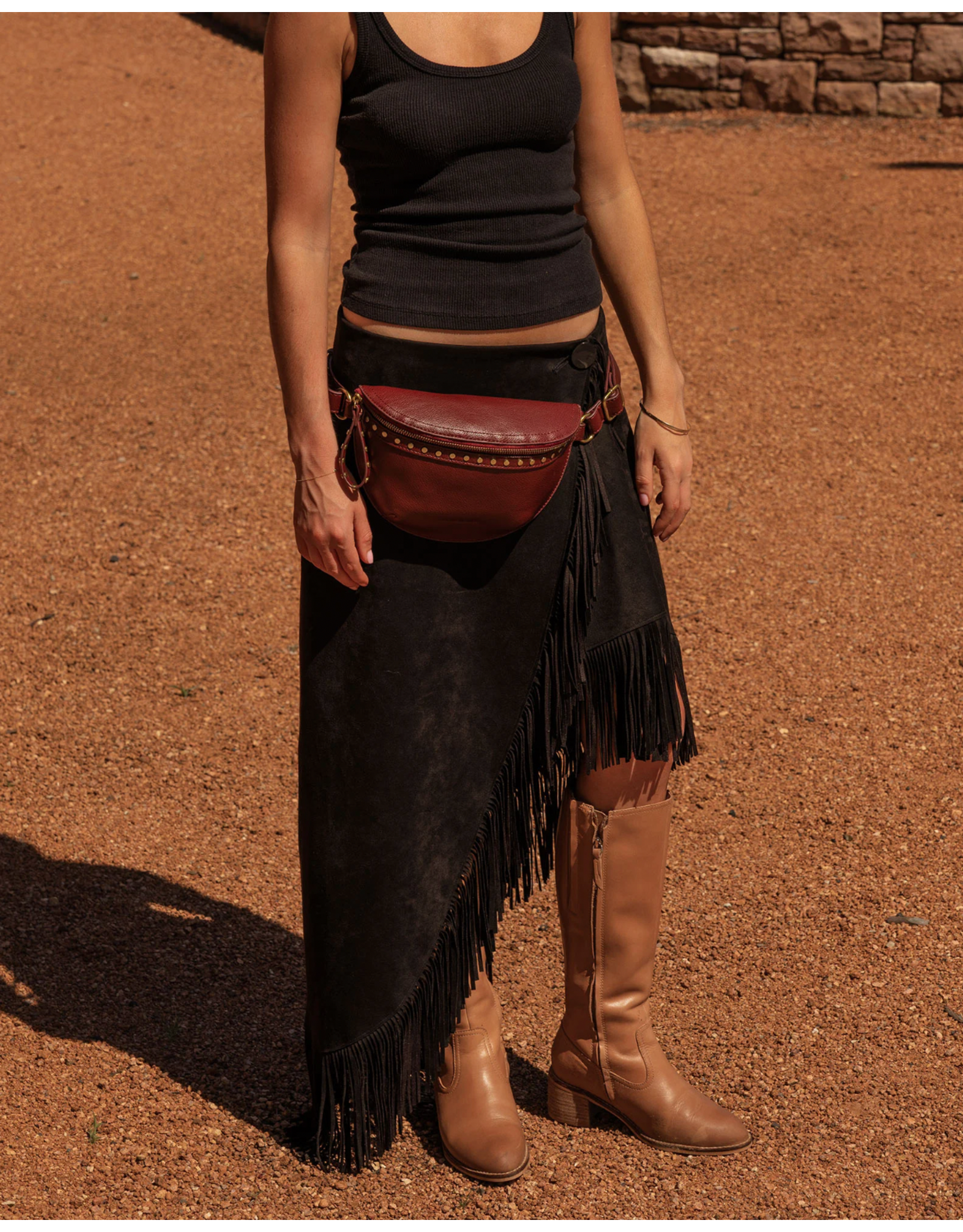 Louenhide Louenhide - Cassidy Belt Bag (Burgundy)