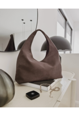 Louenhide Louenhide - Monaco Shoulder Bag (Suede Chocolate)