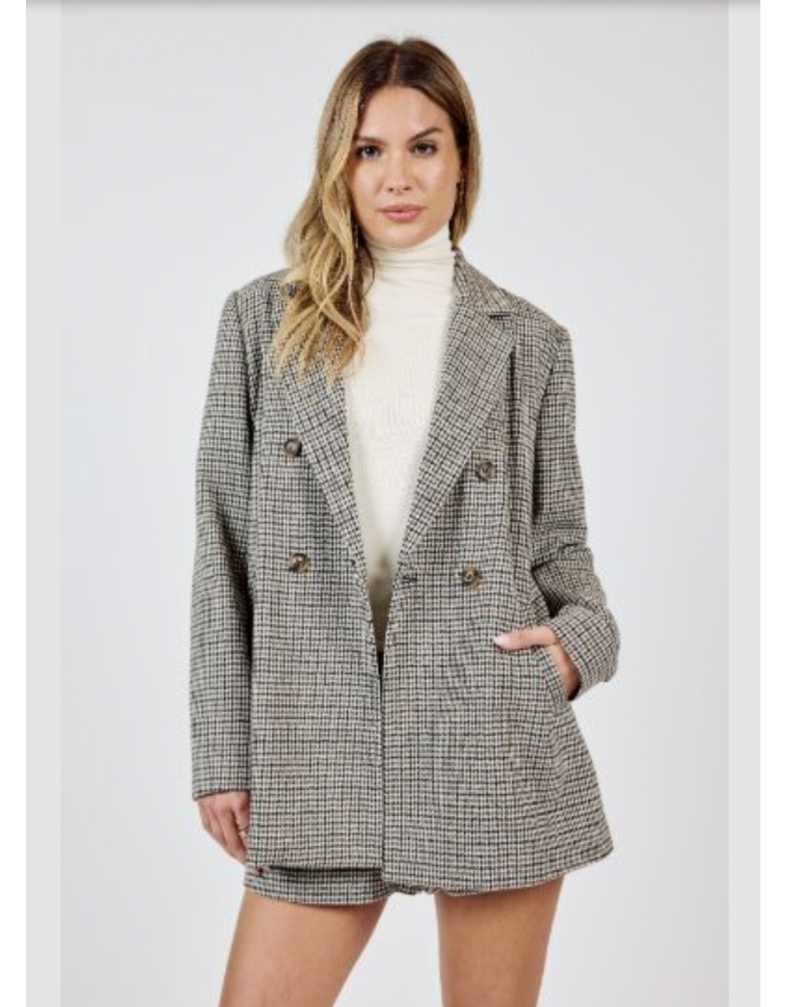 Sadie & Sage Sadie & Sage - Spinning Records Houndstooth Blazer