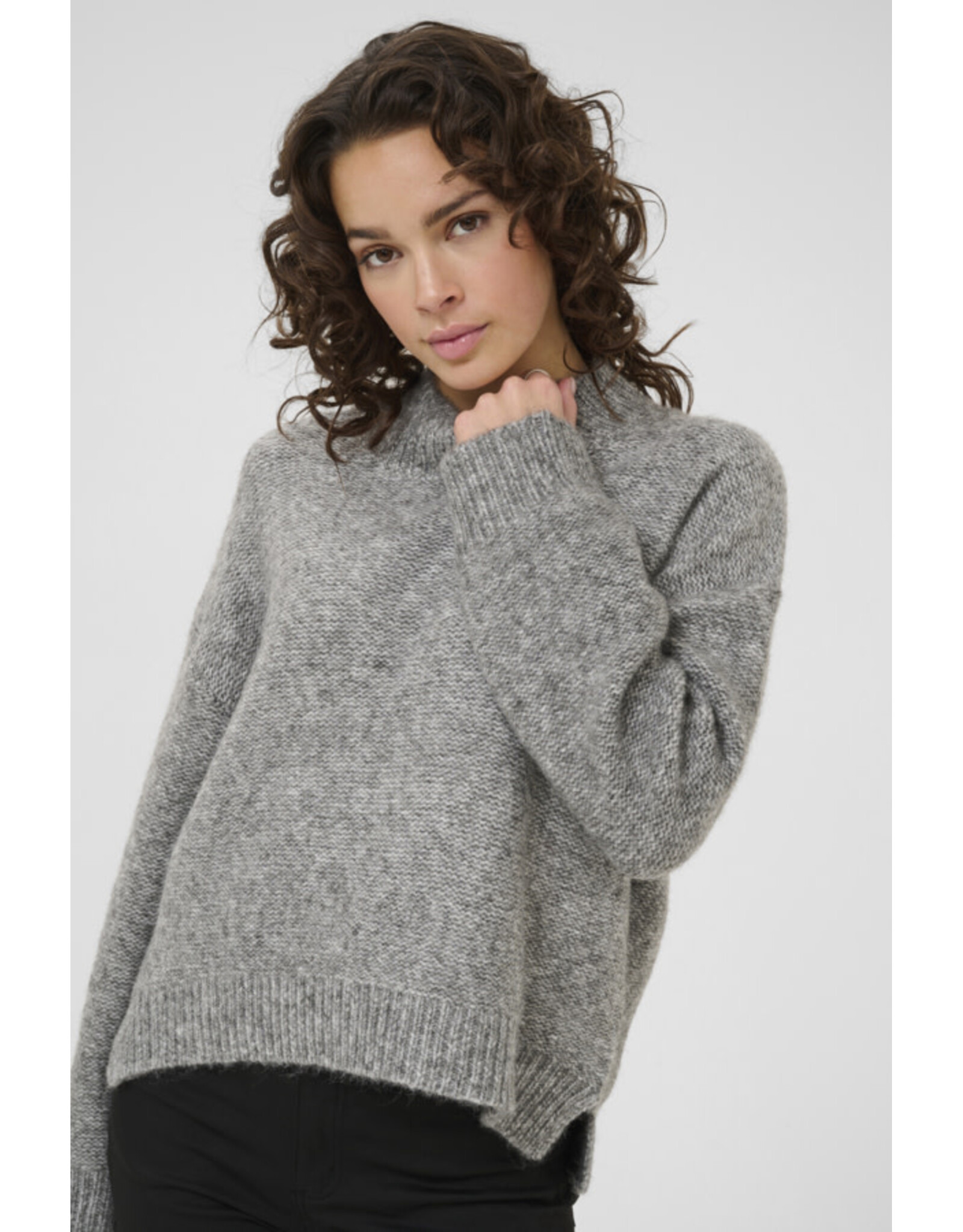 Kaffe Kaffe - Labis Pullover (Grey Melange)