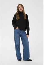 Kaffe Kaffe - Erin Rollneck Sweater (Black Deep)