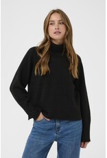 Kaffe Kaffe - Erin Rollneck Sweater (Black Deep)