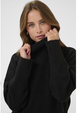Kaffe Kaffe - Erin Rollneck Sweater (Black Deep)