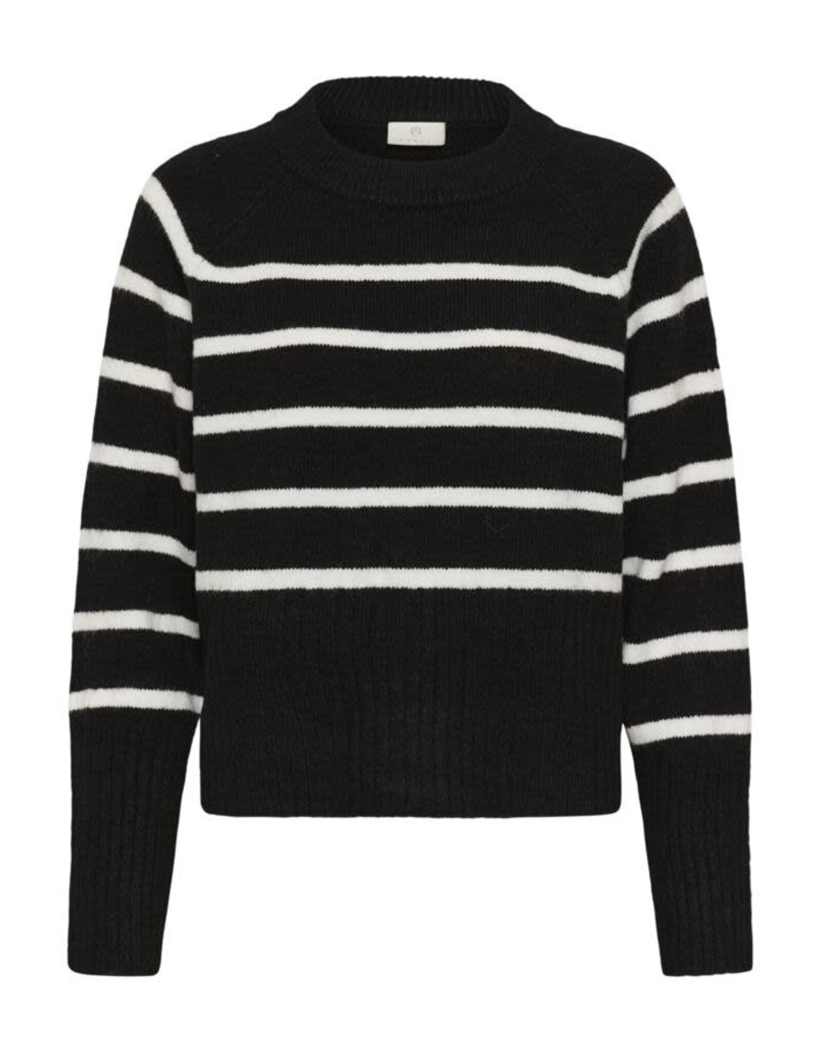 Kaffe Kaffe - Erin Knit Pullover (Black Chalk Stripe)