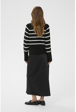 Kaffe Kaffe - Erin Knit Pullover (Black Chalk Stripe)