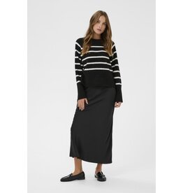 Kaffe Kaffe - Erin Knit Pullover (Black Chalk Stripe)