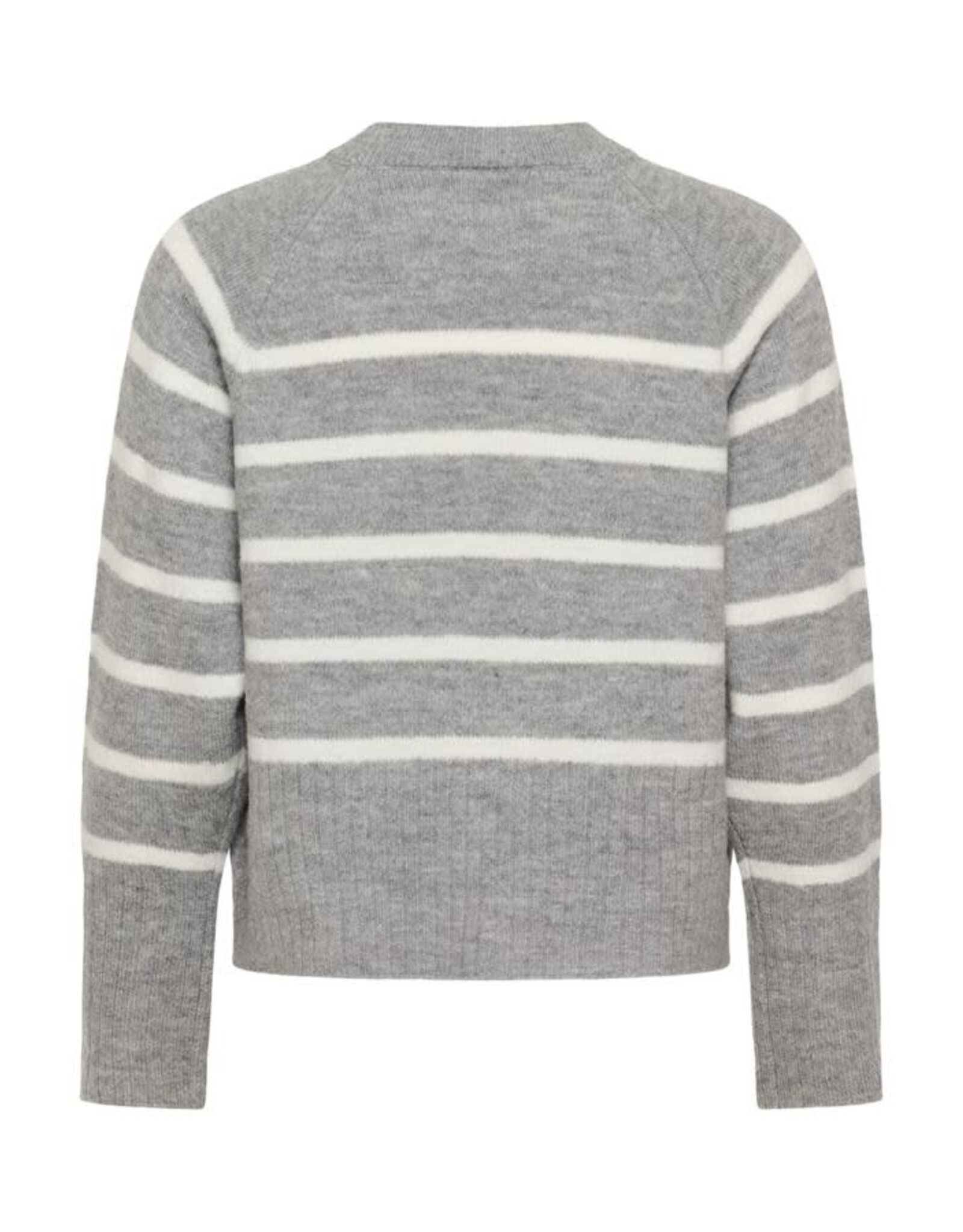 Kaffe Kaffe - Erin Knit Pullover (Light Grey Melange)