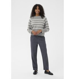 Kaffe Kaffe - Erin Knit Pullover (Light Grey Melange)