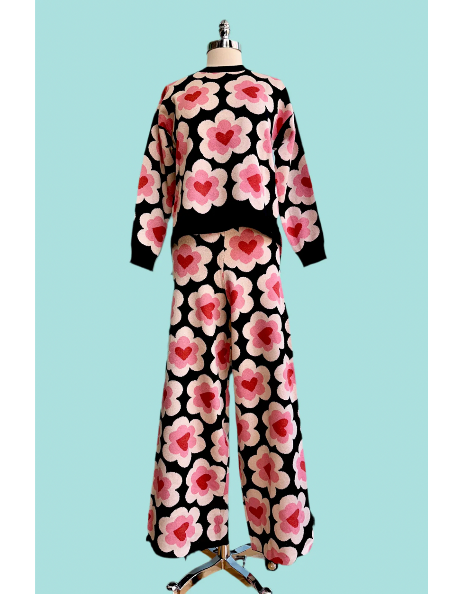 Compania Fantastica Compania Fantastica - Sweet Heart Jumper Jacquard