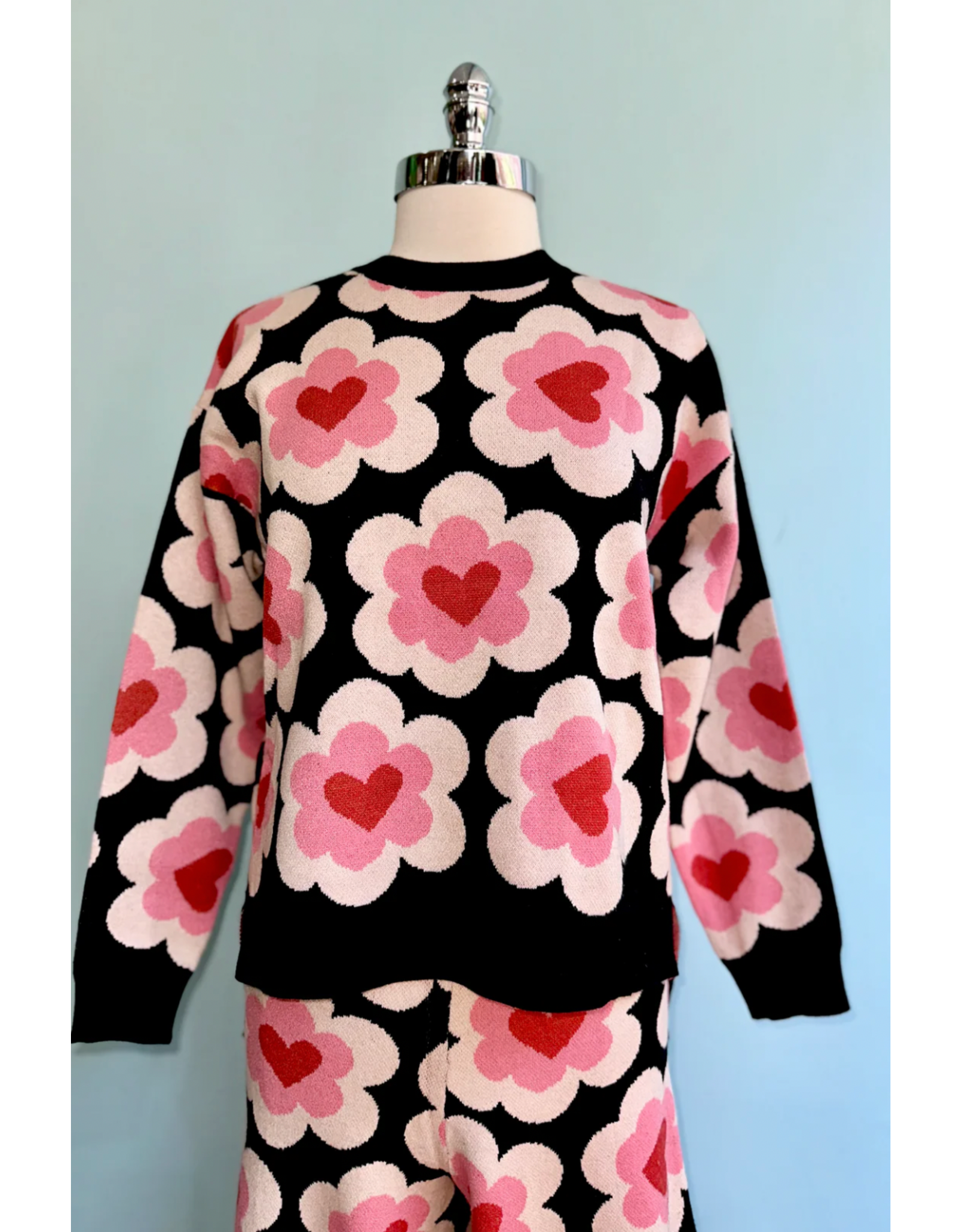 Compania Fantastica Compania Fantastica - Sweet Heart Jumper Jacquard