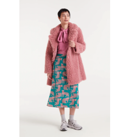 Compania Fantastica Compania Fantastica - Jaguar Print Midi Skirt