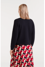 Compania Fantastica Compania Fantastica - Heart Attack Small Cardigan Jacquard (Black)