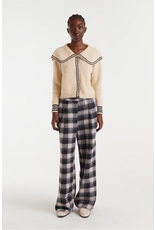 Compania Fantastica Compania Fantastica - Cardigan with Oversize Collar (Off White)