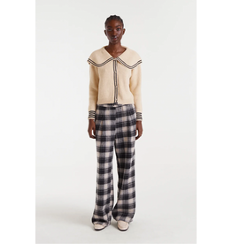 Compania Fantastica Compania Fantastica - Cardigan with Oversize Collar (Off White)