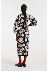 Compania Fantastica Compania Fantastica - Tofu Midi Dress Jacquard (Black / White)