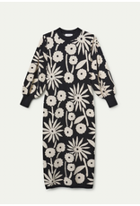 Compania Fantastica Compania Fantastica - Tofu Midi Dress Jacquard (Black / White)