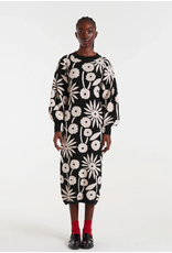 Compania Fantastica Compania Fantastica - Tofu Midi Dress Jacquard (Black / White)