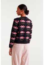 Compania Fantastica Compania Fantastica - Baboushka Big Cardigan Jacquard (Black)