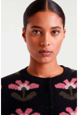 Compania Fantastica Compania Fantastica - Baboushka Big Cardigan Jacquard (Black)