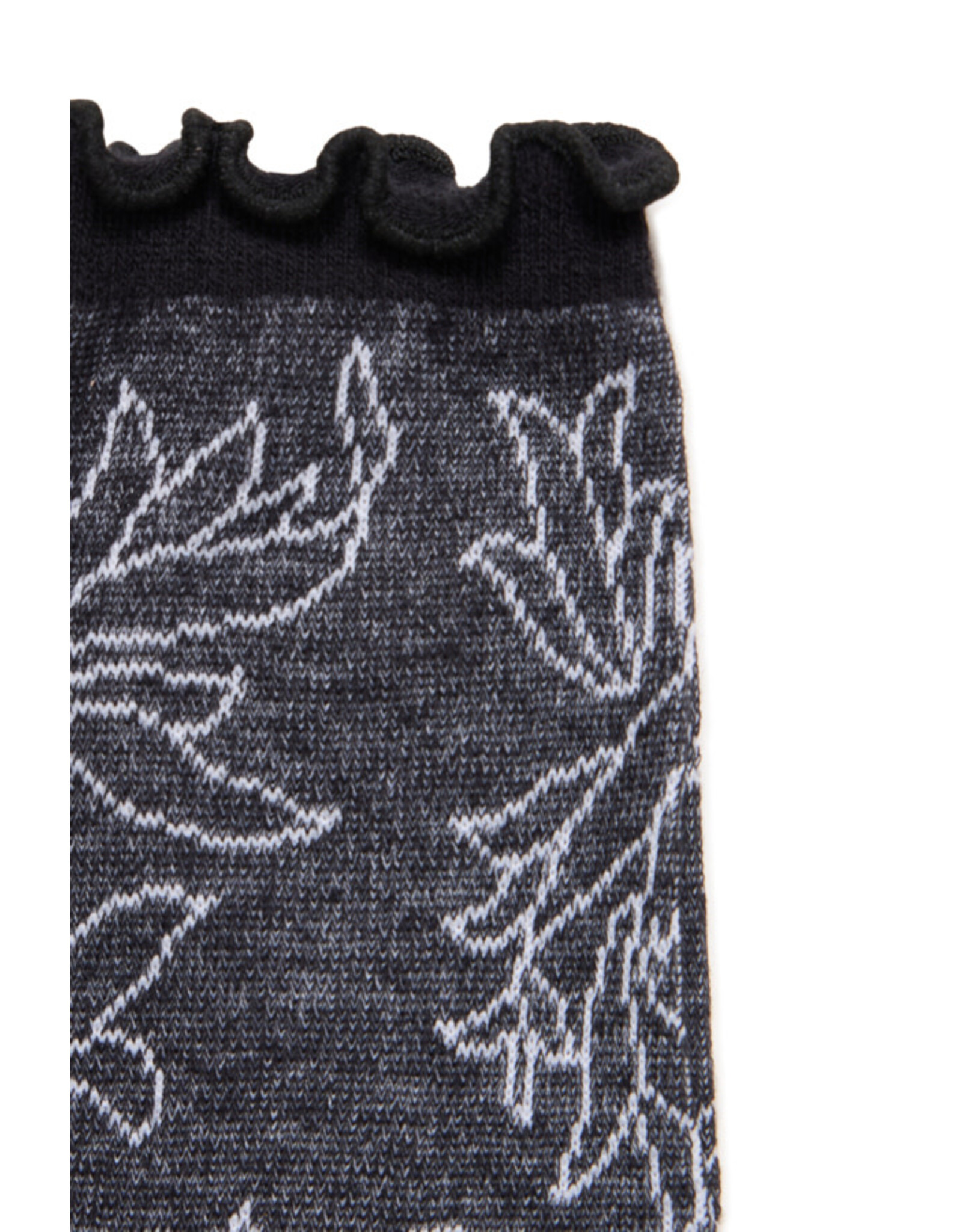 ICHI ICHI - Tonal Socks (Black)