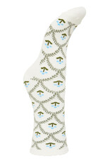 ICHI ICHI - Floral Socks (Mulled Basil)