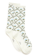 ICHI ICHI - Floral Socks (Mulled Basil)