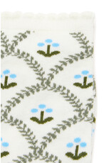 ICHI ICHI - Floral Socks (Mulled Basil)