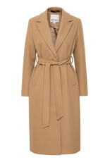 ICHI ICHI - Jannet Belted Long Coat (Tiger's Eye)