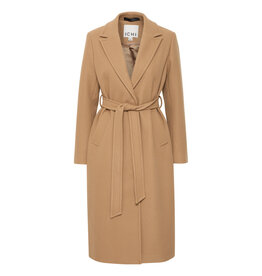 ICHI ICHI - Jannet Belted Long Coat (Tiger's Eye)