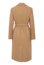 ICHI ICHI - Jannet Belted Long Coat (Tiger's Eye)